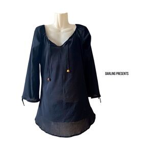 Agua Doce Beach Coverup Women Color Black Size S